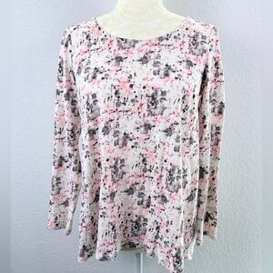 J. Jill Pure Jill Long Sleeve Lightweight Blouse Small